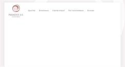 Desktop Screenshot of paradies-eis.de